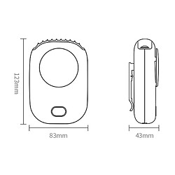 Avis Ventilateur Portable Ultra Silencieux USB, Grande Autonomie, 3 Vitesses, Léger Blanc YONIS