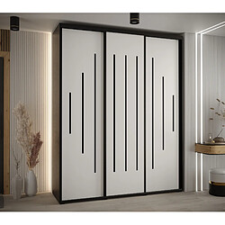 Abiks Meble Armoire Davos 12 À Portes Coulissantes 235,2/190/45 3 Portes