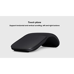 Universal Souris tactile pliable Bluetooth Arc incurvé Technologie Blu-ray Souris tactile créative Souris pliable Bluetooth Ordinateur portable pas cher