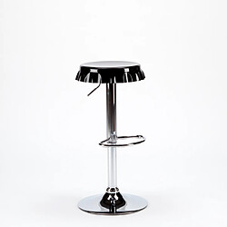 Avis Superstool Tabouret haut bar et cuisine forme de capsule de bouteille design moderne Dallas | Noir