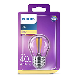 Philips Ampoule LED Sphérique filement 4W E27 