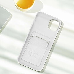 Acheter Avizar Coque iPhone 14 Plus Silicone Souple Porte-carte blanc