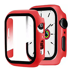 Coque en TPU intégré rouge pour votre Apple Watch Series 7 41mm