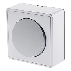 Bouton poussoir 10A en saillie silver - gamme Vulco - Zenitech