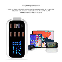 Acheter Universal Chargeur CUSB à 8 ports pour Android Adaptateur Téléphone Portable Tablette Écran Numérique Chargeur Rapide pour Xiaomi Huawei Samsung |