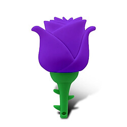 Wewoo Clé USB Creative Rose U Disk MicroDrive 4 Go USB 2.0 violet