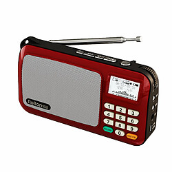 Universal Rolton W505 lecteur MP3 mini haut-parleur portable radio FM avec écran LCD support carte TF pour lire de la musique haute lampe de poche LED | radio FM | radio FM portable radio FM