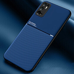 Coque en TPU + PU antichoc bleu pour votre Xiaomi Redmi Note 10 5G/Note 10T 5G/Poco M3 Pro 4G/5G