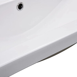 Acheter vidaXL Lavabo encastré 91 x 39,5 x 18,5 cm Céramique Blanc