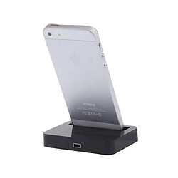 Station d'accueil usb noir dock de synchronisation chargeur iphone 5 accessoire - YONIS pas cher