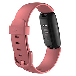 Smartwatch Fitbit inspire 2 38mm cadran noir bracelet en caoutchouc Rose bracelet Fitness