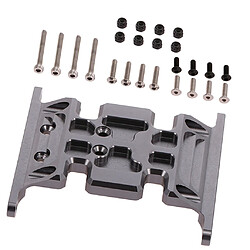 Support de bâti d'engrenage de voiture RC en métal pour gris sur chenilles SCX10 TFL RC au 1/10 axial pas cher