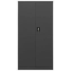 vidaXL Armoire à casiers Anthracite 90x40x180 cm Acier