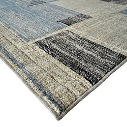 Avis Thedecofactory RECYCLE PROCESSEUR - Tapis extra-doux motif processeur ecru bleu 120x170