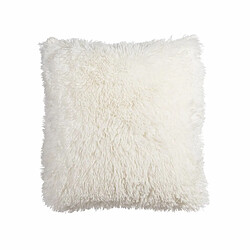 BigBuy Home Coussin Blanc Poil 45 x 45 cm