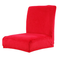 Couverture De Tabouret De Bar Avec Couvre-tabouret à Dossier Bas Et Stretch, Rouge