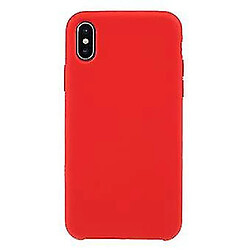 Universal Étui en silicone rouge pour votre Apple iPhone XS / X 5,8 pouces