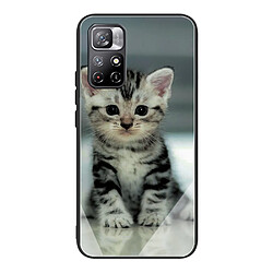 Coque en TPU anti-rayures chat mignon pour votre Xiaomi Redmi Note 11/Poco M4 Pro 5G