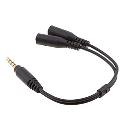 Adaptateur Audio M / F 3.5mm + Adaptateur Audio 3.5mm Femelle Vers 2.5mm Mâle pas cher