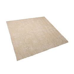 Beliani Tapis épais 200 x 200 cm beige clair DEMRE