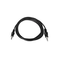 Avis ? Câble audio stéréo Jack 3,5 mm-M vers Jack 3,5 mm-M - 1,5 M Noir