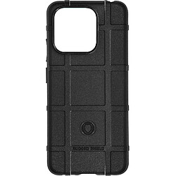 Avizar Coque pour Xiaomi Redmi 12C Silicone Antidérapant Relief Texturé Noir