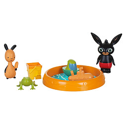 Paddle with Bing Figure Play Pack. Construisez Le Monde de Bing. Figurines et Accessoires de Jeu pour pataugeoire. Compatibilité avec Les gammes Bing