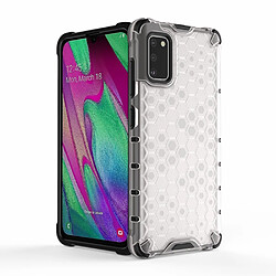 Coque en TPU modèle en nid d'abeille hybride antichoc blanc pour votre Samsung Galaxy A41 (Global Version)