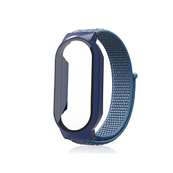 Bracelet en nylon pour votre Xiaomi Mi Band 7/7 NFC - Bleu ciel/bleu