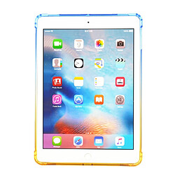 Coque en TPU coussin d'air coloré bleu/jaune pour votre Apple iPad 10.2 (2019)