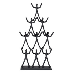 BigBuy Home Figurine Décorative Noir Aluminium 36 x 8 x 70 cm