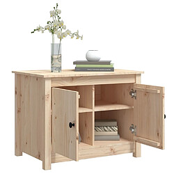 Maison Chic Table basse,Table Console Table d'appoint, Table pour salon 71x49x55 cm Bois massif de pin -MN86660 pas cher