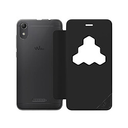 Wiko Wicube Etui de protection Folio Cover compatible pour Lenny 4 Couleur noire