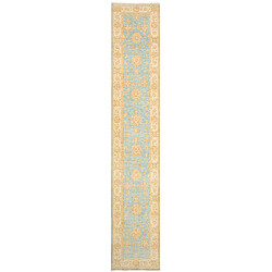 Vidal Tapis de couloir en laine 446x81 beige Kaizar