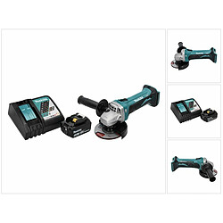 Makita DGA 452 RT1 Meuleuse d'angle sans fil 18 V 115 mm + 1x Batterie 5,0 Ah + Chargeur