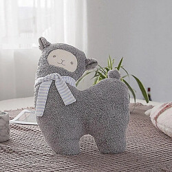 Universal 43 cm couple mignon poupée alpaca dans un oreiller de mouton chaud en peluche en couvercle de coussin | oreillers en peluche