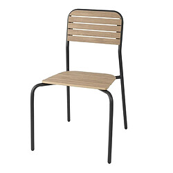 Chaises d'Extérieur Effet Bois - Lot de 4 - Bolero