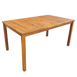 Maison Chic Jeu de salle à manger d'extérieur 7 pcs,Mobilier de salle à manger d'extérieur,Meuble à dîner Bois d'acacia solide -GKD677739