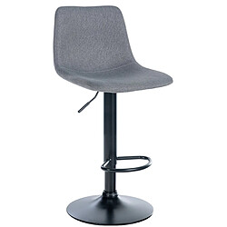 Non Tabouret de bar Divo tissu noir