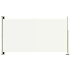 vidaXL Auvent latéral rétractable de patio 170x300 cm Crème