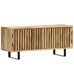 Maison Chic Meuble TV scandinave - Banc TV pour salon 90 x 30 x 40 cm Bois de manguier massif -MN26114