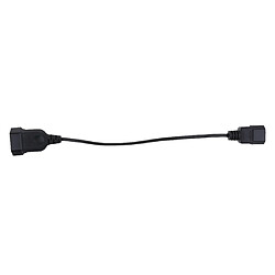 IEC 320 C14 Mâle à Eu Plug Femelle Convertisseur De Courant Adaptateur Câble Cordon 24cm