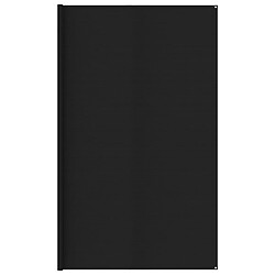 vidaXL Tapis de tente 400x600 cm Noir