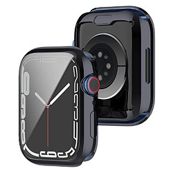 Coque en TPU électroplaqué, gris foncé pour votre Apple Watch Series 7 45mm