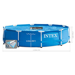 Avis Piscine tubulaire ronde en kit intex - metal frame junior