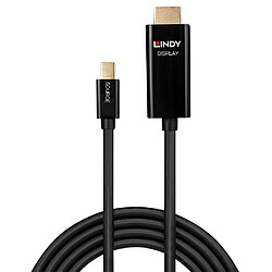 Lindy 40911 câble vidéo et adaptateur 1 m Mini DisplayPort HDMI Type A (Standard) Noir