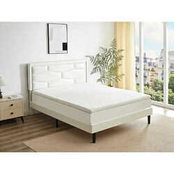 Vente-Unique Surmatelas 140 x 190 cm mémoire de forme grand luxe ép.5cm - RAMA de DREAMEA