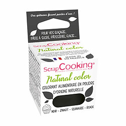 Scrapcooking Colorant alimentaire naturel en poudre - Noir