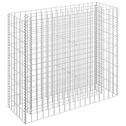 vidaXL Lit surélevé à gabion Acier galvanisé 90x30x90 cm