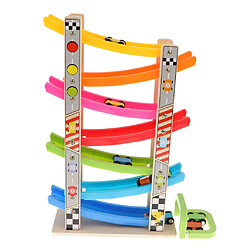 rampe bois jeu de voiture de course enfants